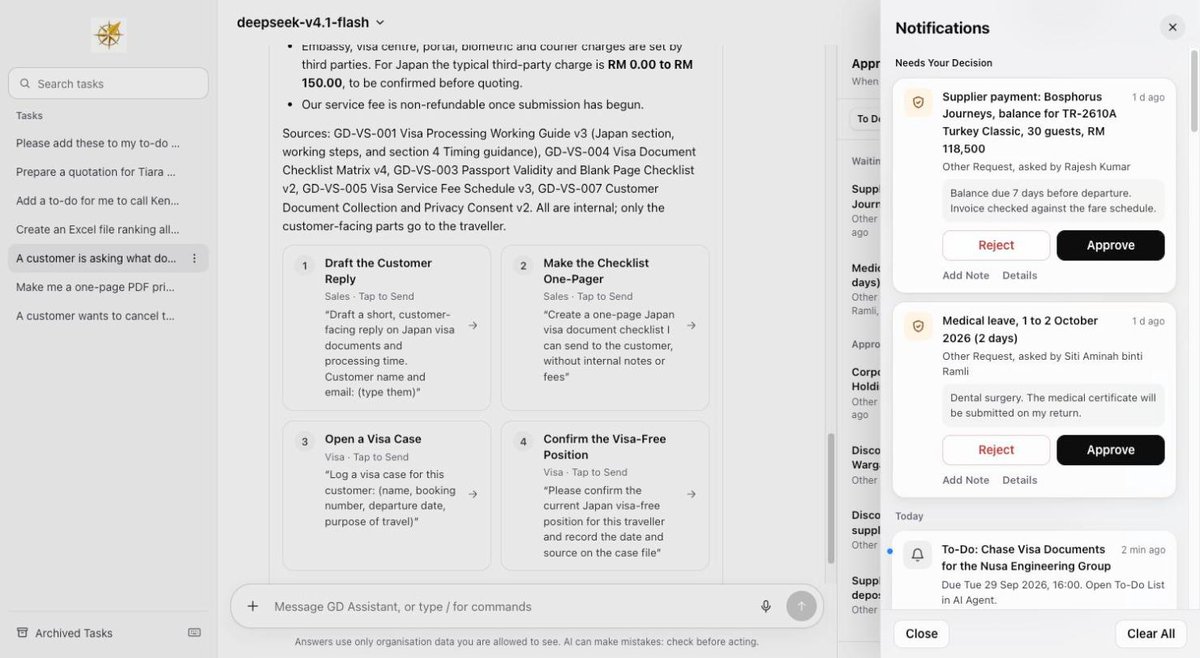 AiServa Notification Center